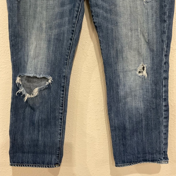 Vintage Abercrombie & Fitch Distressed Jeans Med Wash Women’s Size 10 - Picture 3 of 14